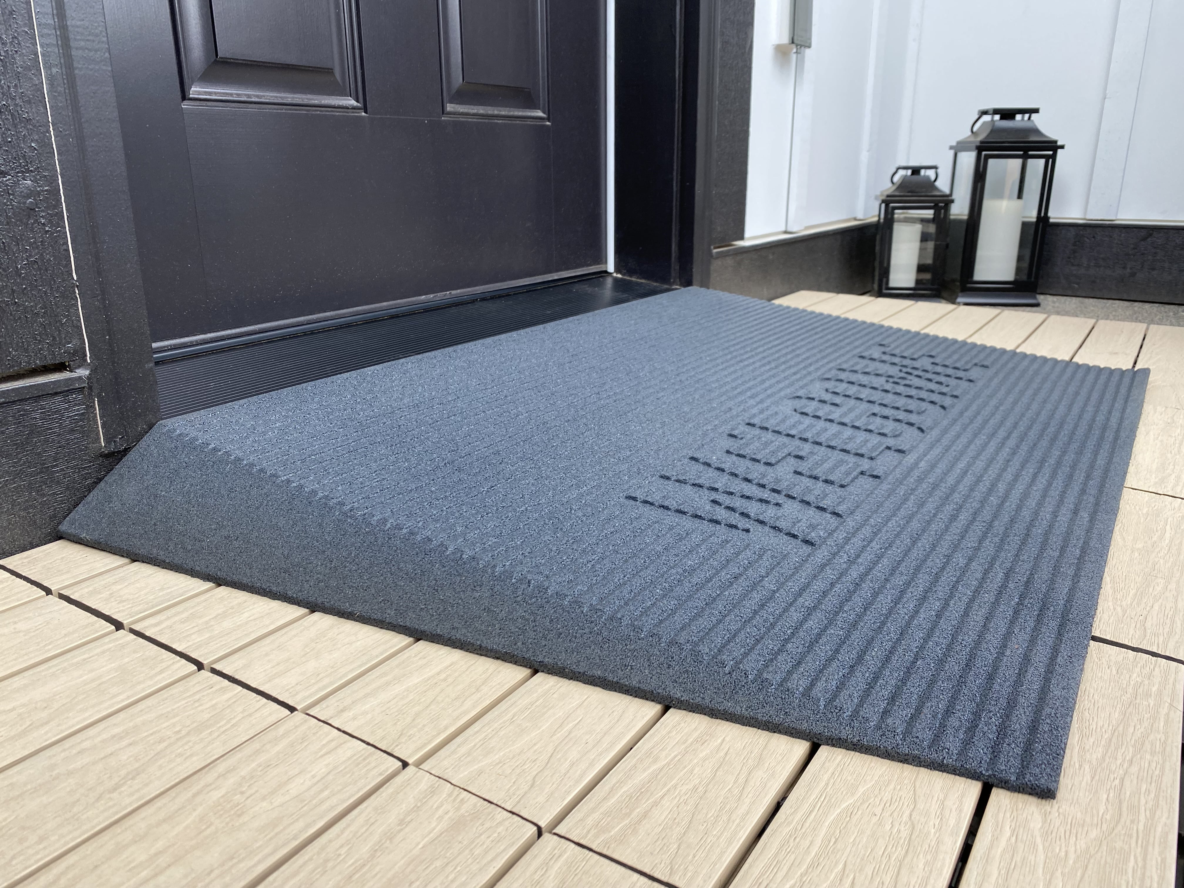TRANSITIONS® Angled Entry Mat Door Threshold Ramp